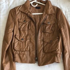 Top shop size 4 brown jacket